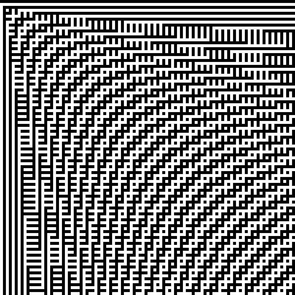 Parity Bitmaps from the OEIS